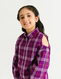 COLD SLEEVES WOVEN TOP