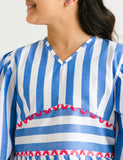 PUFF SLEEVES WOVEN TOP