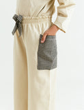 TWO TONE TROUSER