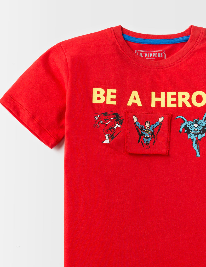 BE A HERO GRAPHIC T-SHIRT