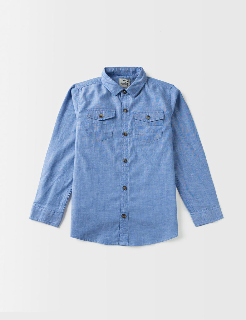 FRONT POCKET BUTTONED SHIRT